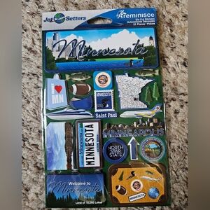 Minnesota Sticker Set - Blue and Green
